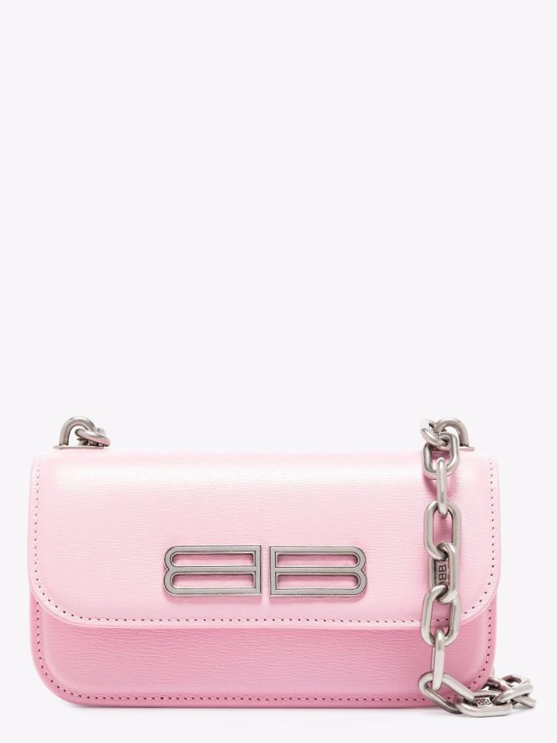 Pink Gossip Xs Leather Shoulder Bag