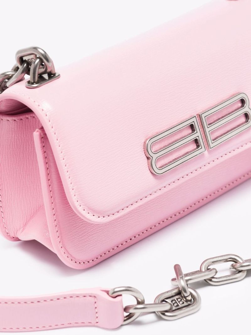 Pink Gossip Xs Leather Shoulder Bag