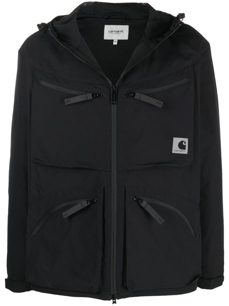 Black Hewitt Hooded Jacket