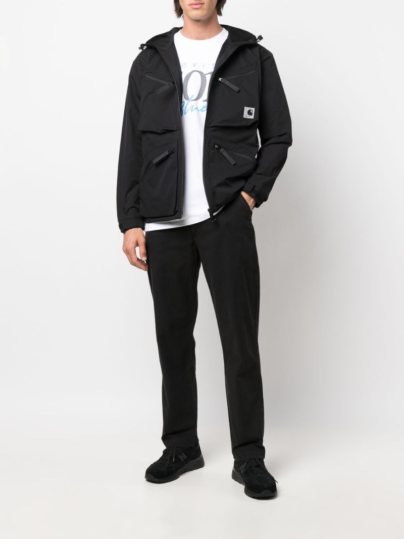 Black Hewitt Hooded Jacket