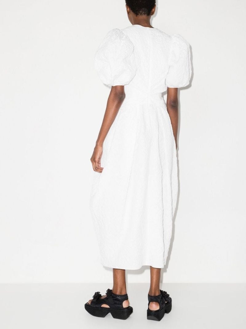 Juniper Gathered Cotton Midi Dress