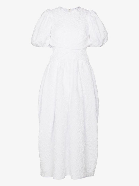 Juniper Gathered Cotton Midi Dress