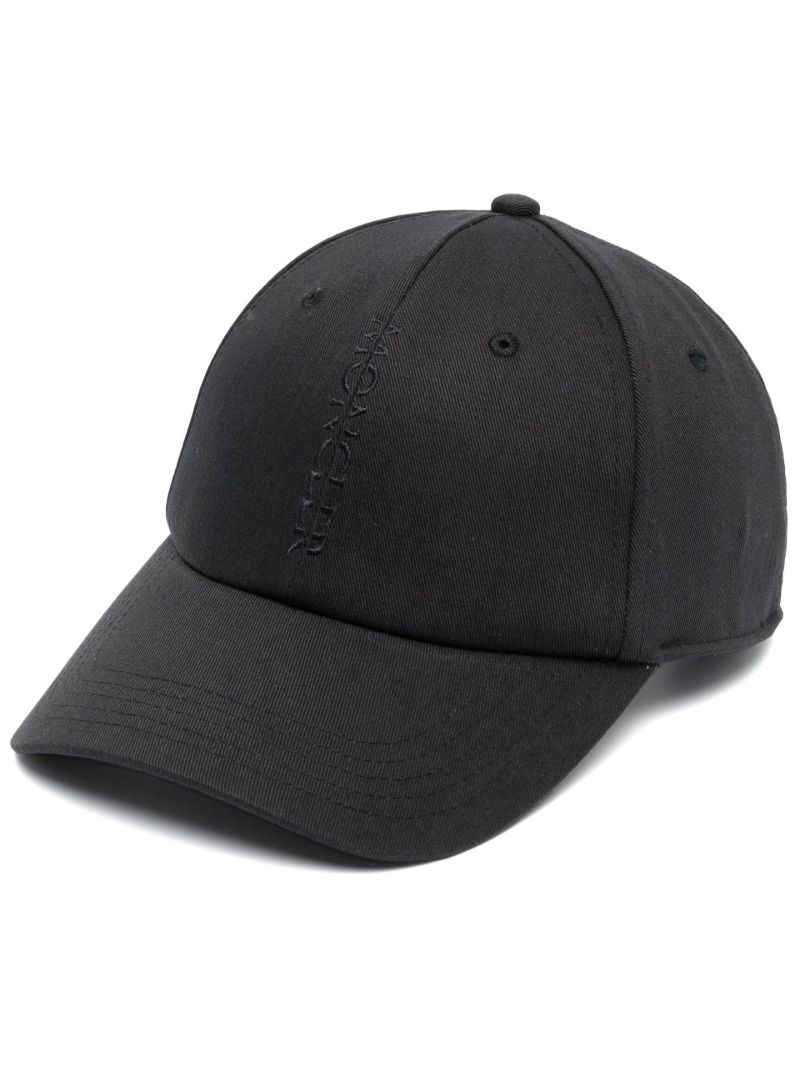 Black Vertical Logo Cap