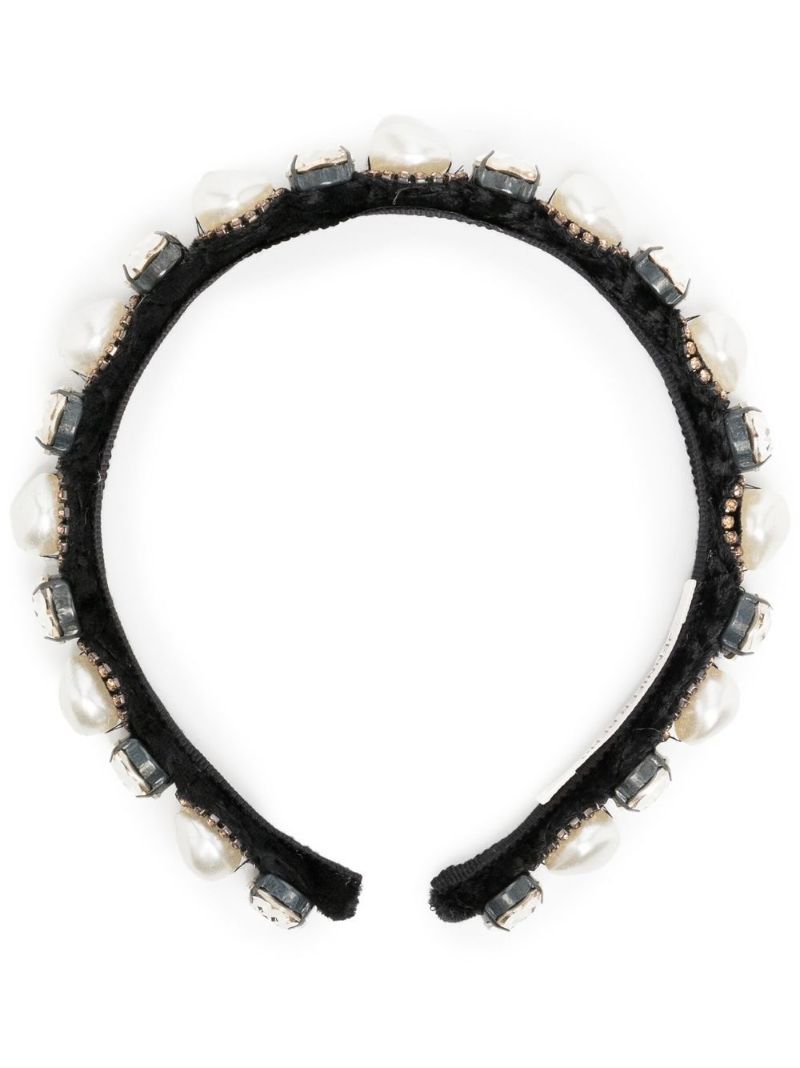 Black Embellished Headband