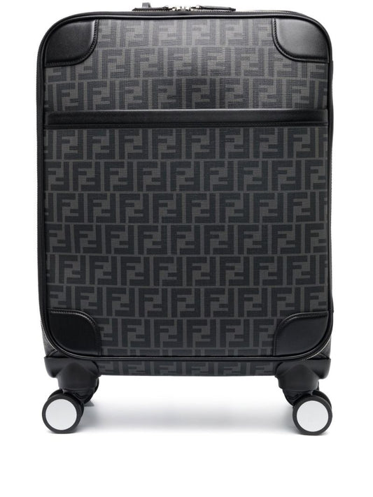 Black Ff Canvas Cabin Suitcase