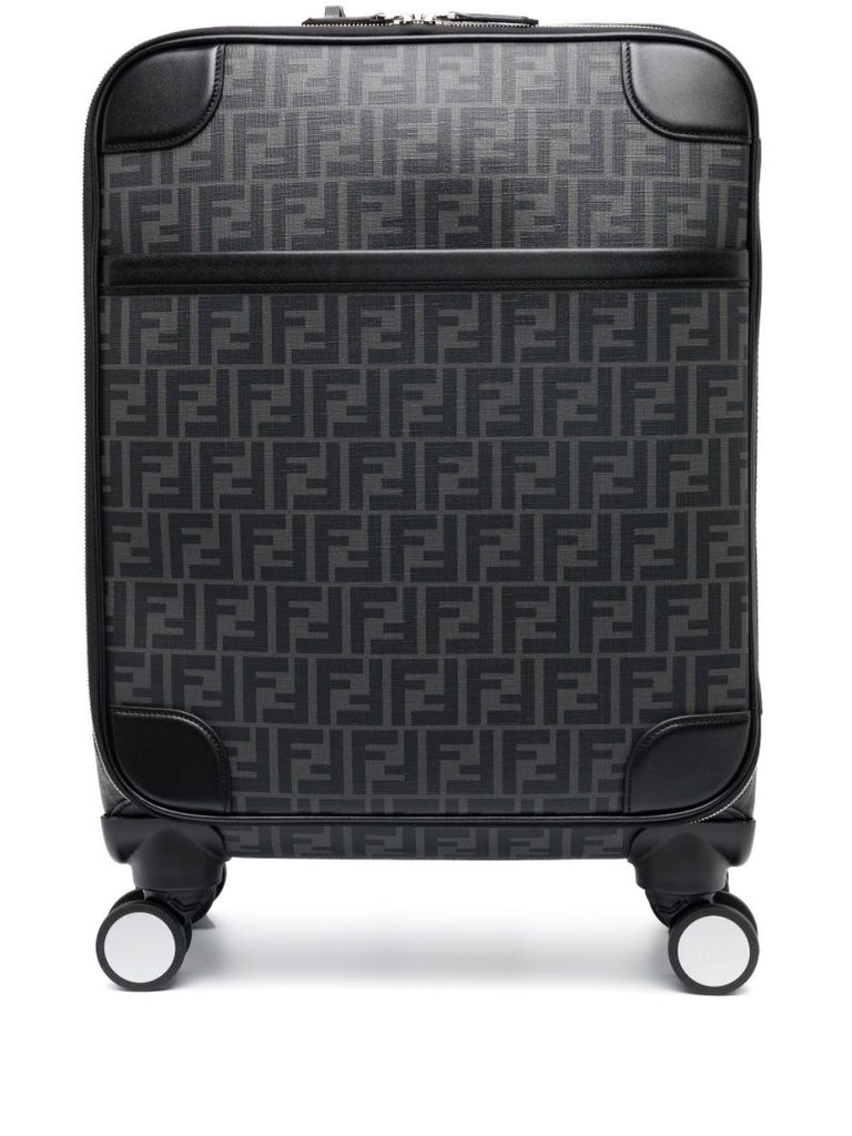 Black Ff Canvas Cabin Suitcase