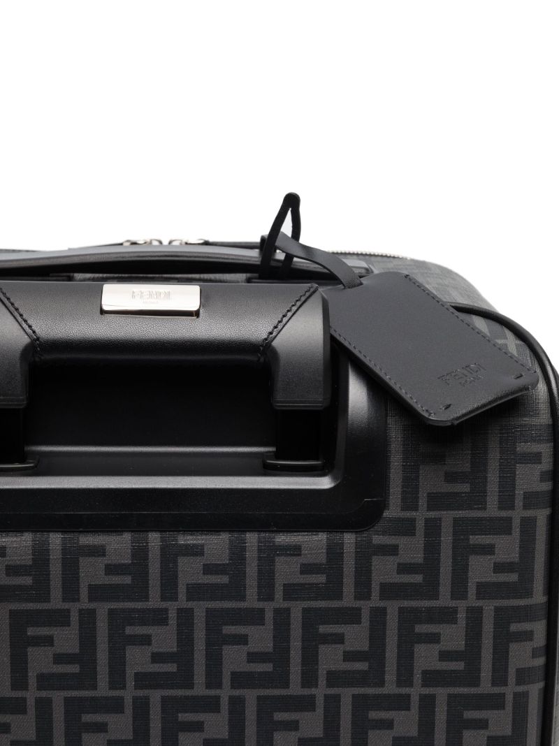 Black Ff Canvas Cabin Suitcase