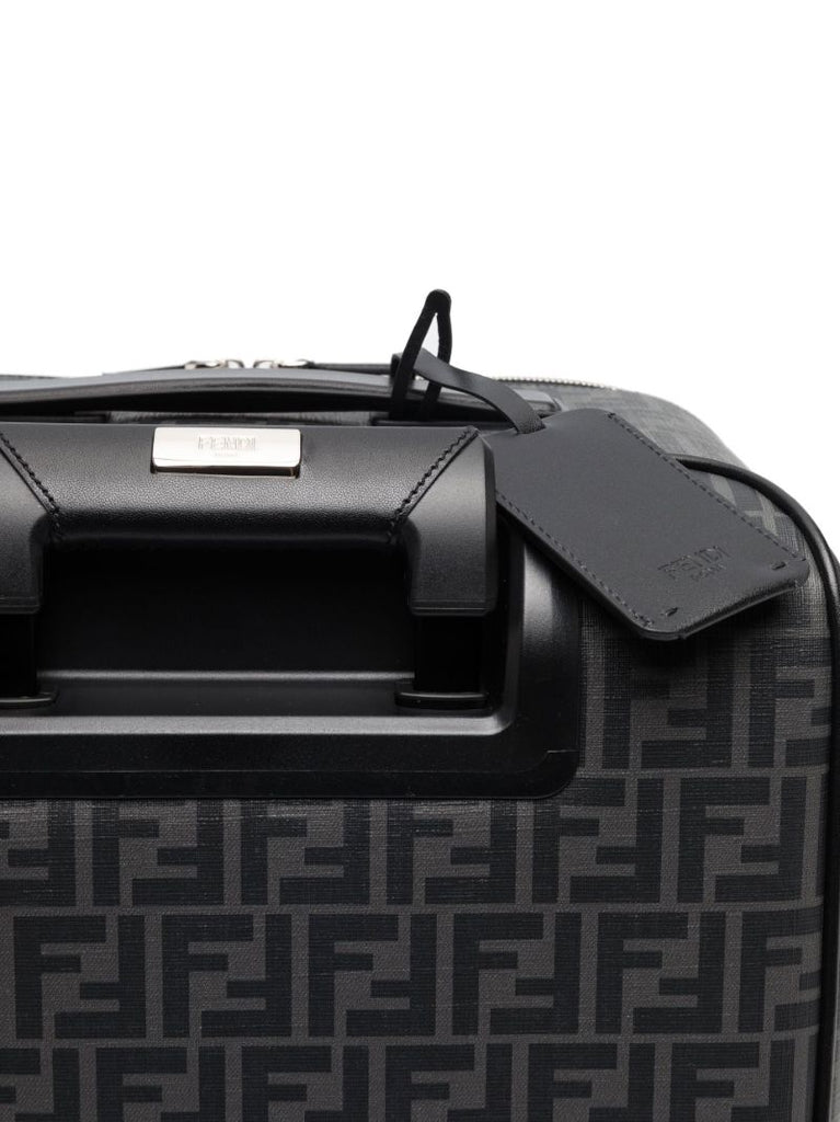 Black Ff Canvas Cabin Suitcase