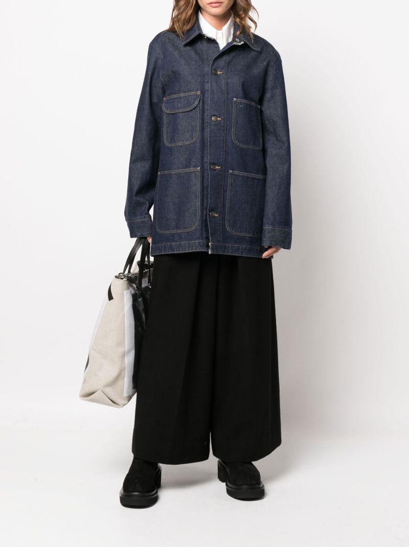 Blue Patch Pocket Denim Jacket