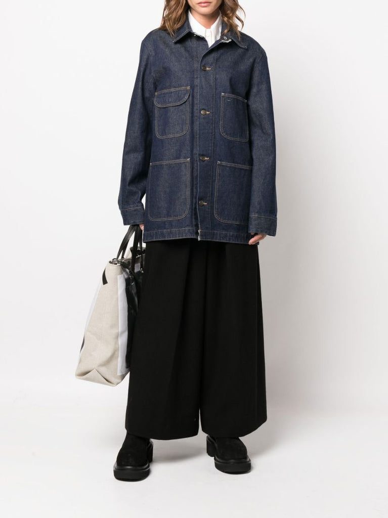 Blue Patch Pocket Denim Jacket
