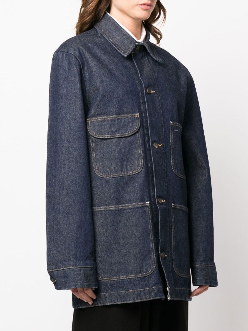 Blue Patch Pocket Denim Jacket