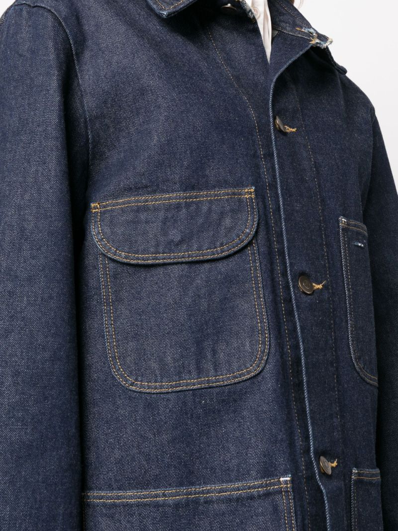 Blue Patch Pocket Denim Jacket