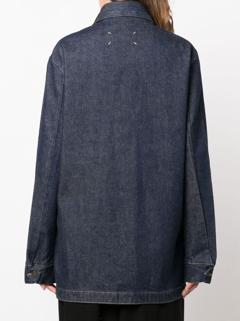 Blue Patch Pocket Denim Jacket