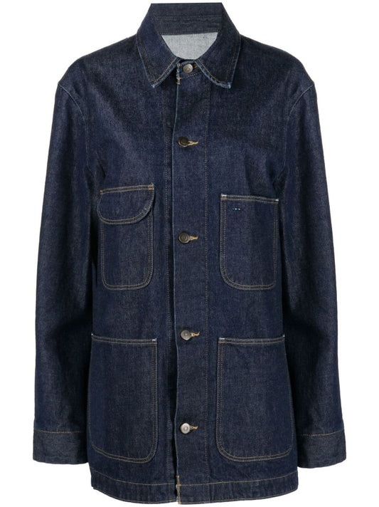 Blue Patch Pocket Denim Jacket