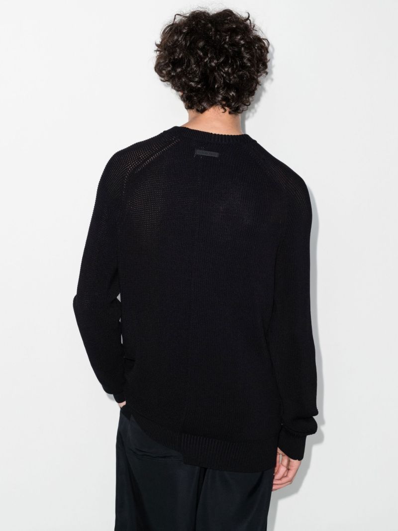 Gum Split Crew Neck Sweater