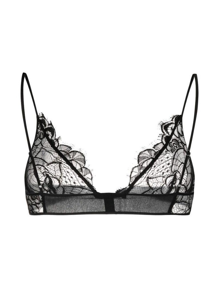 Black Coquette Lace Soft Bra