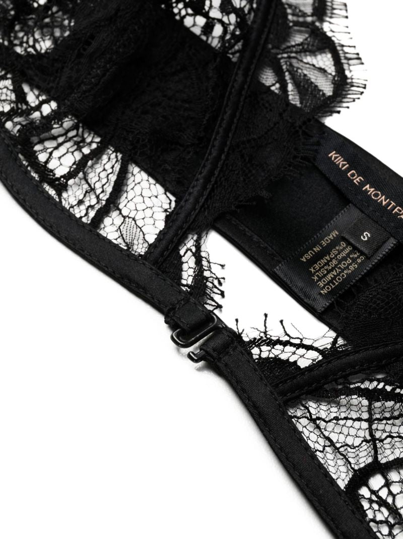 Black Coquette Lace Soft Bra