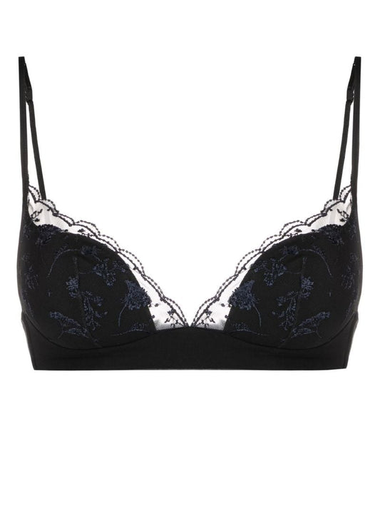Black Midnight Botanica Lace Bra
