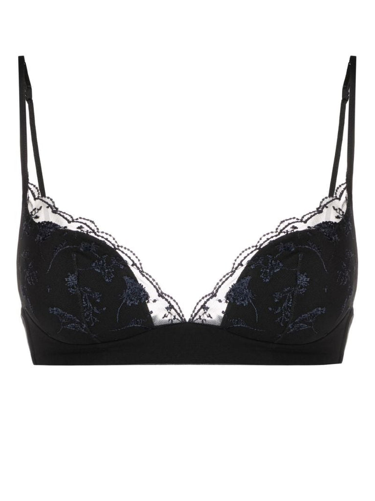 Black Midnight Botanica Lace Bra