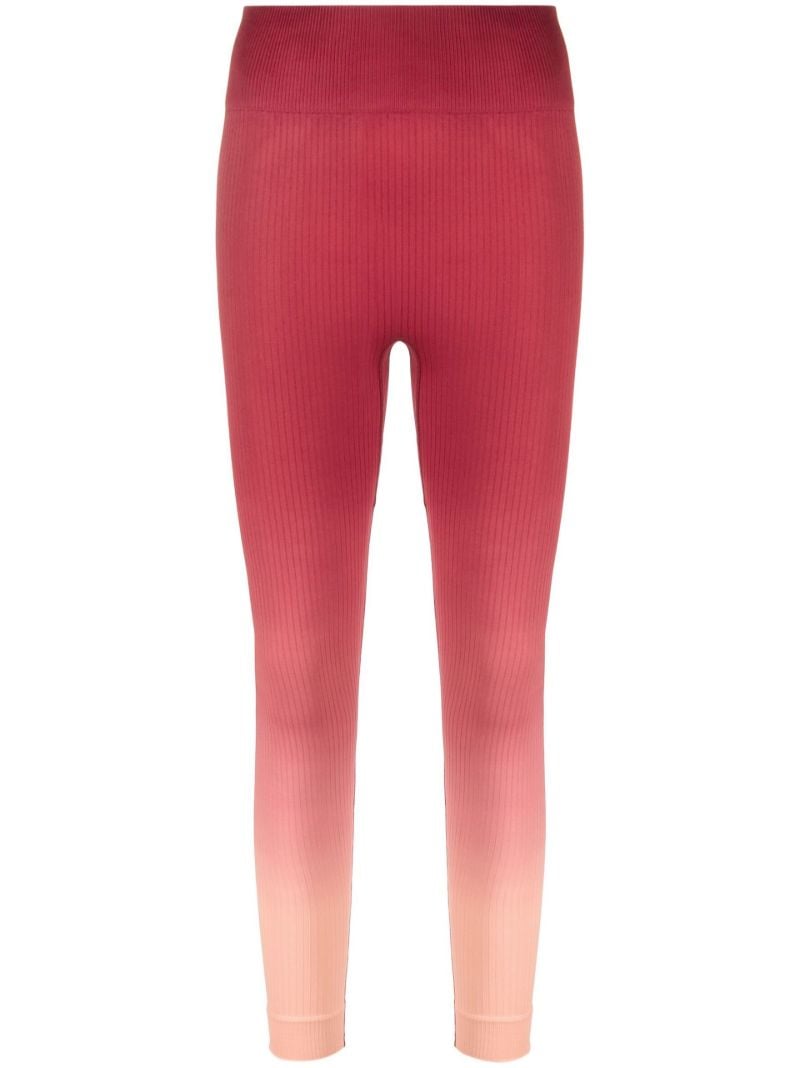 Red Seamless Gradient Leggings