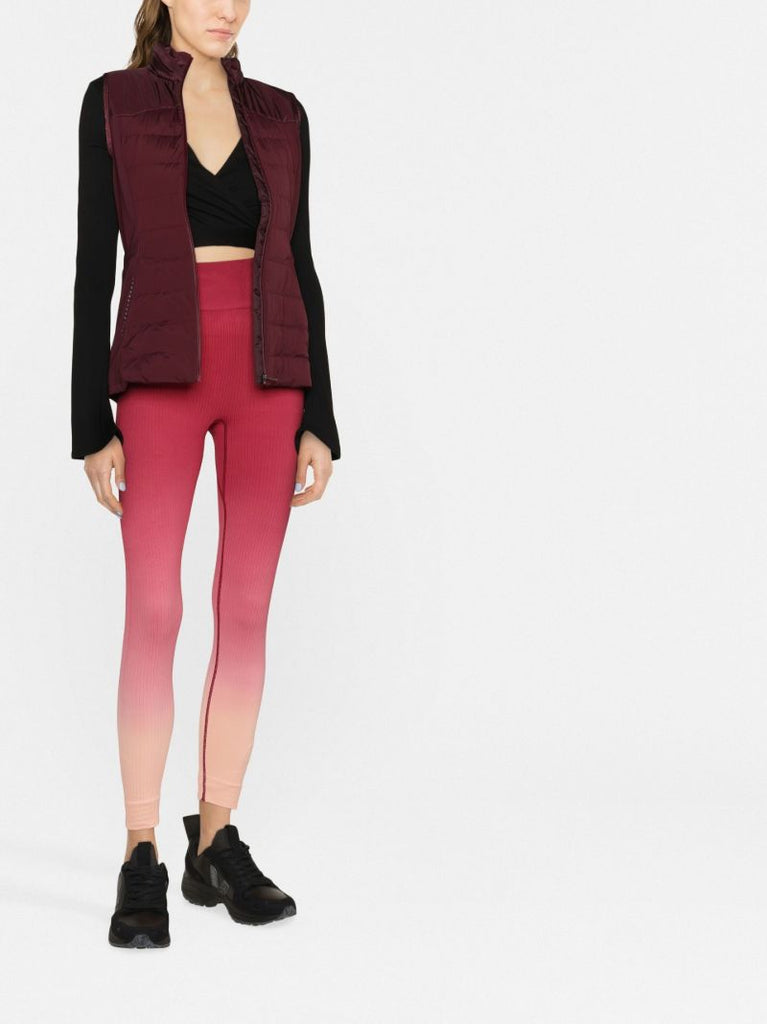 Red Seamless Gradient Leggings