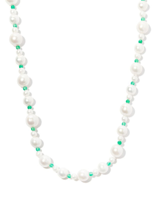 Sterling Silver Xl Pebbles Pearl Necklace