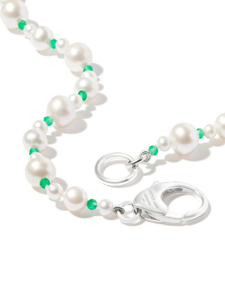 Sterling Silver Xl Pebbles Pearl Necklace