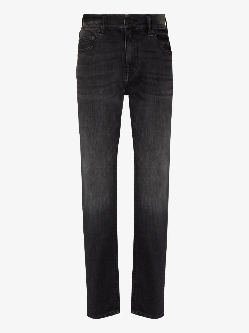 Black Rocco Straight Leg Jeans