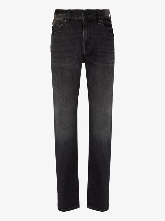 Black Rocco Straight Leg Jeans