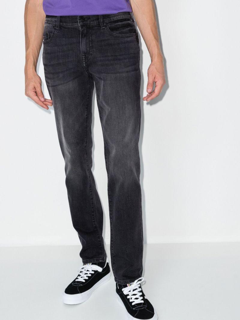 Black Rocco Straight Leg Jeans