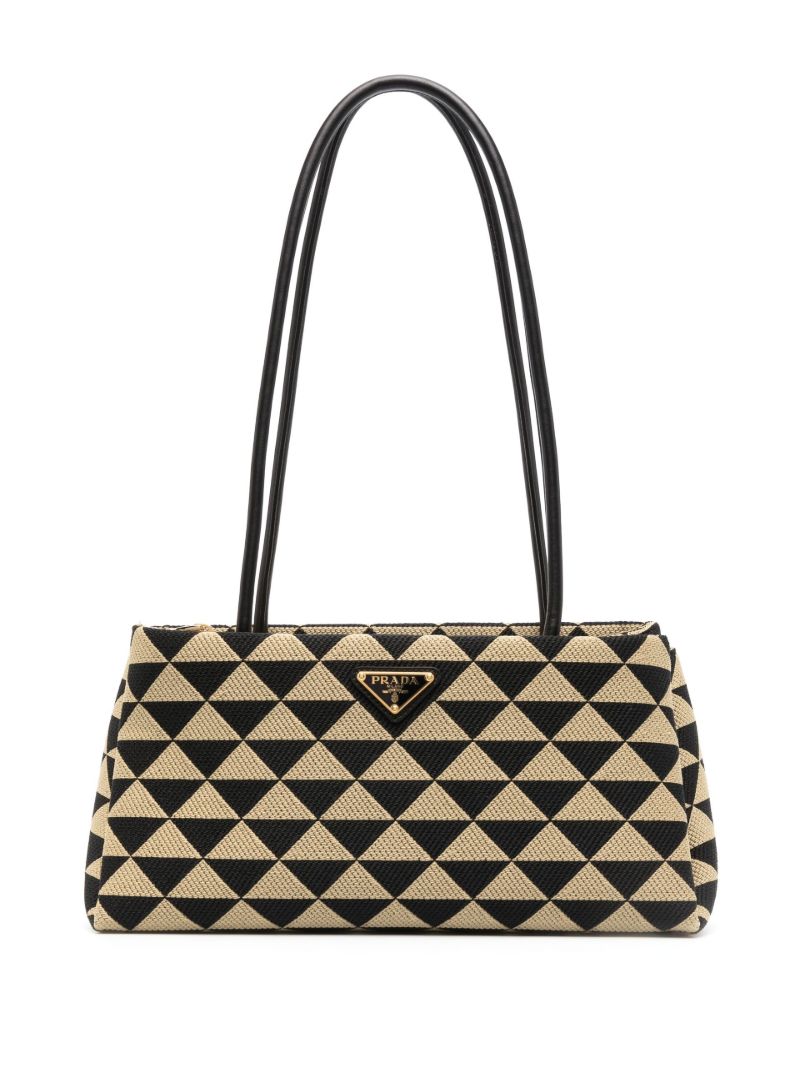 Neutral Symbole Medium Jacquard Shoulder Bag