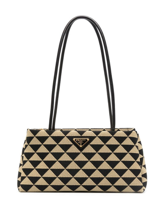 Neutral Symbole Medium Jacquard Shoulder Bag