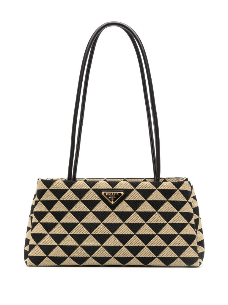 Neutral Symbole Medium Jacquard Shoulder Bag