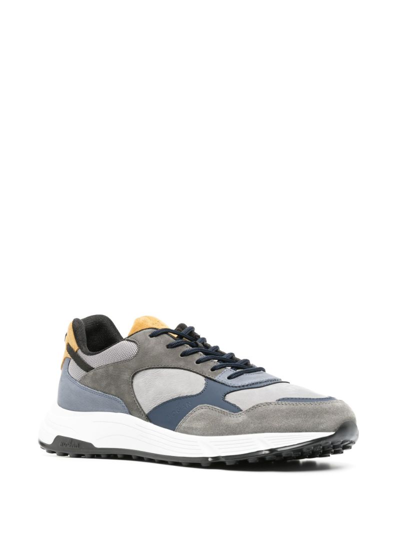Grey Hyperlight Suede Low-top Sneakers