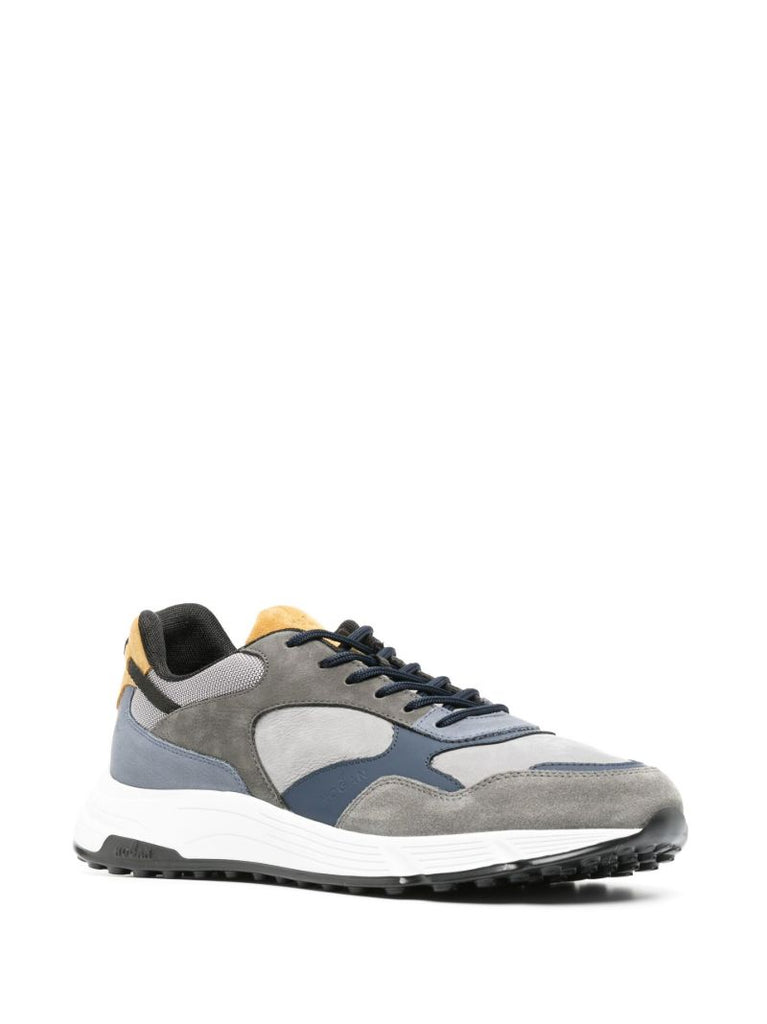 Grey Hyperlight Suede Low-top Sneakers