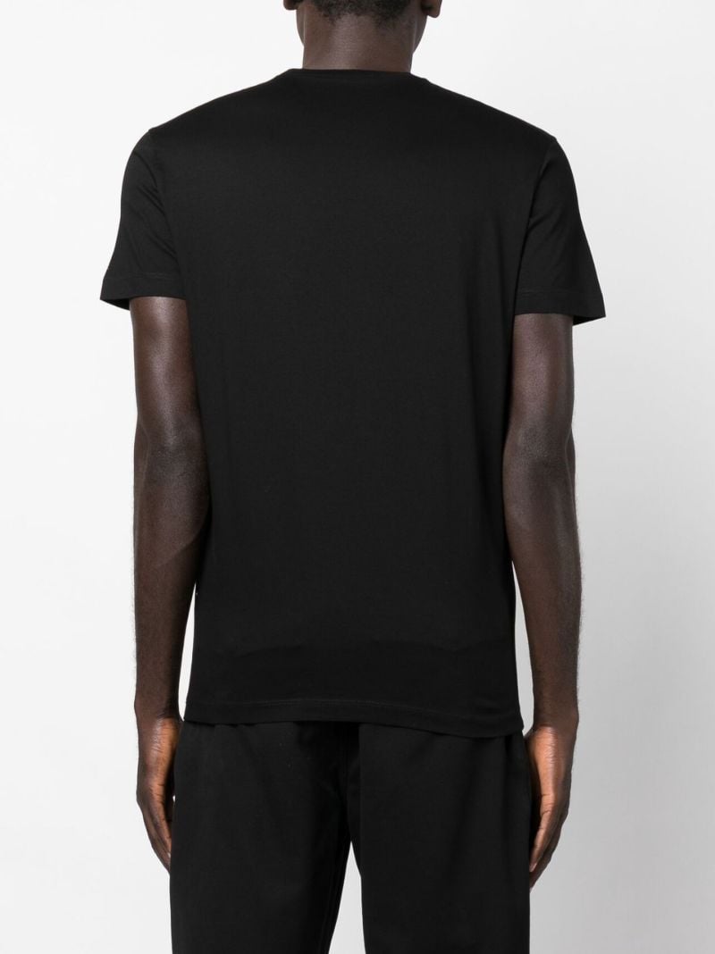 Black Logo Print T-shirt