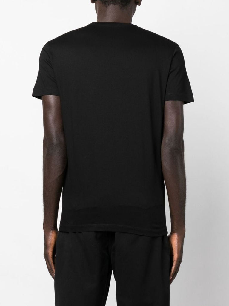 Black Logo Print T-shirt
