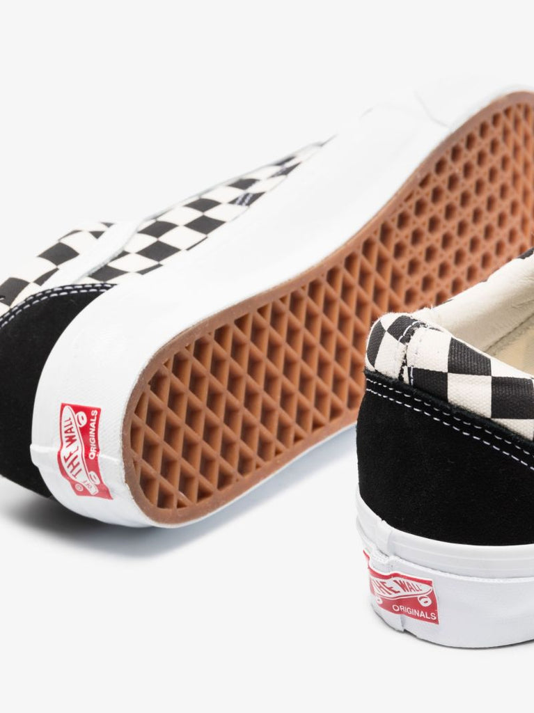 Black Primary Check Old Skool Sneakers
