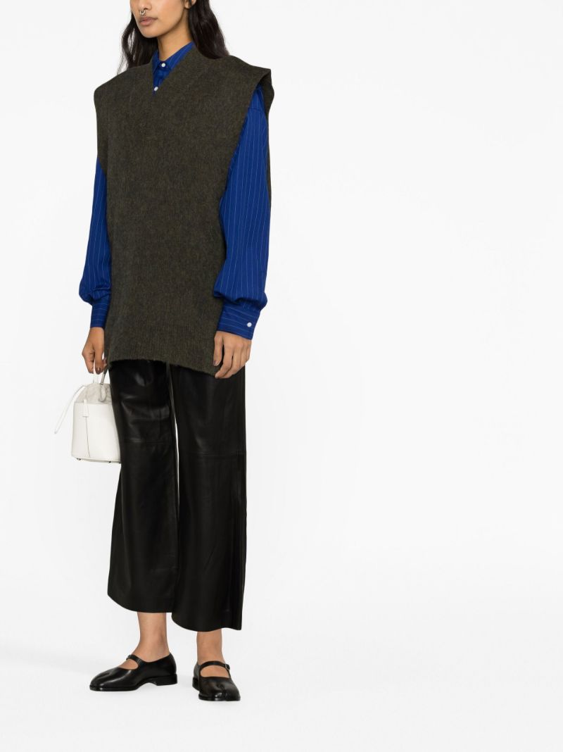 Green Wool Sweater Vest