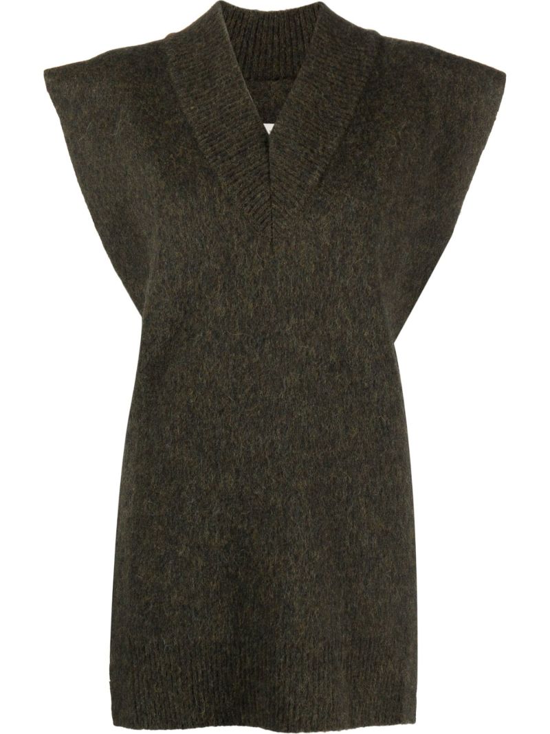 Green Wool Sweater Vest