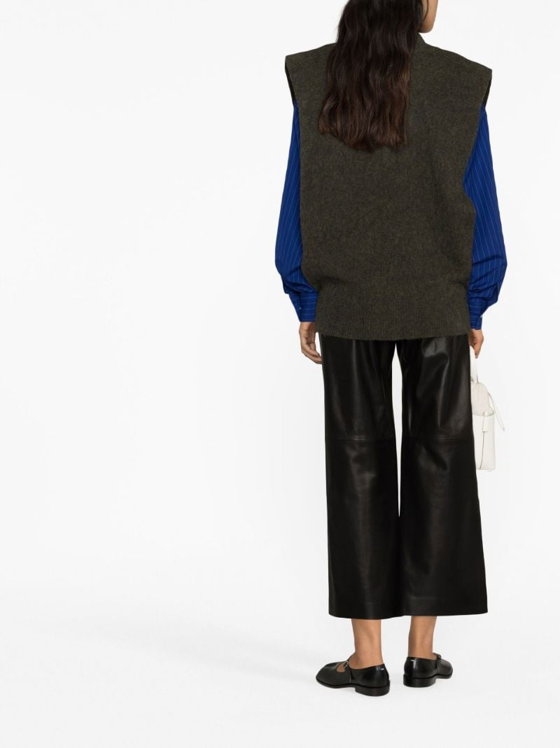 Green Wool Sweater Vest