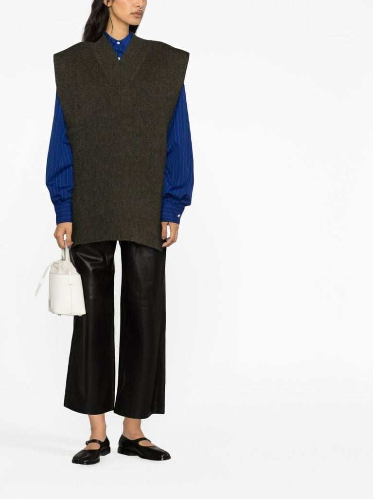 Green Wool Sweater Vest