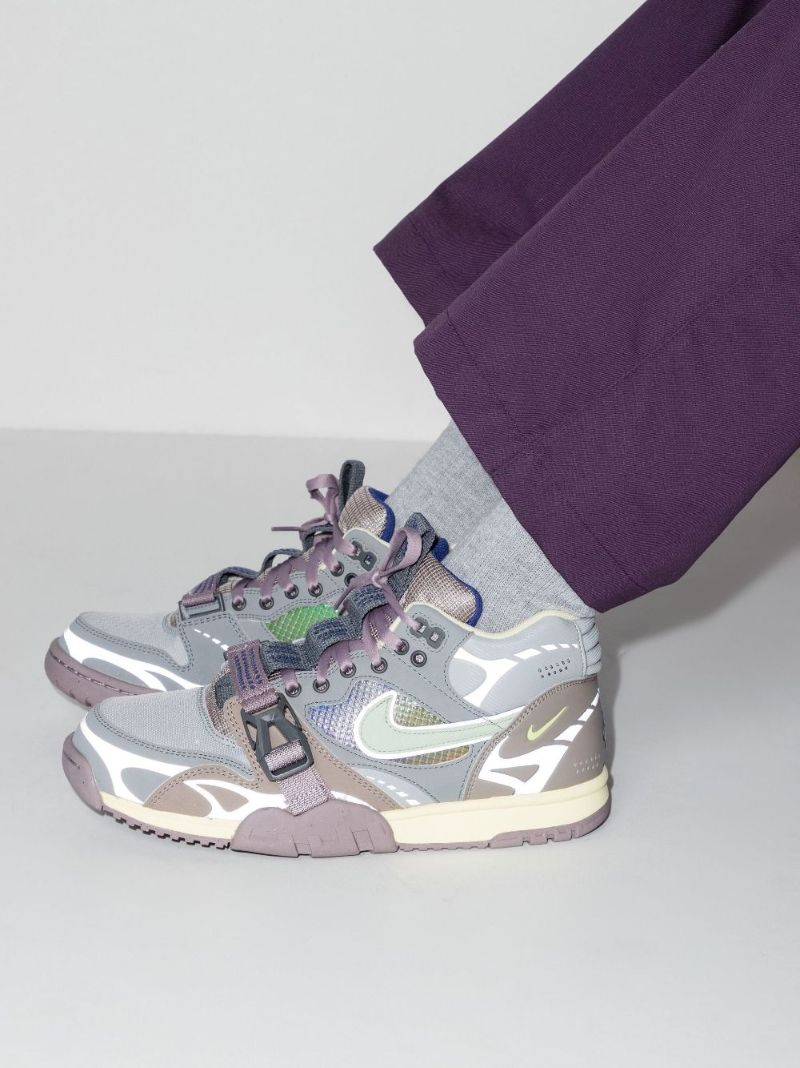Grey Air Trainer 1 Sp Mid-top Sneakers
