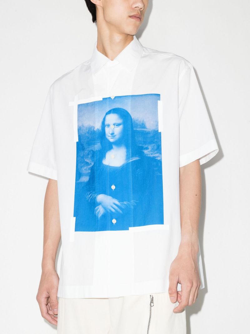 White Monalisa Holiday Cotton Shirt