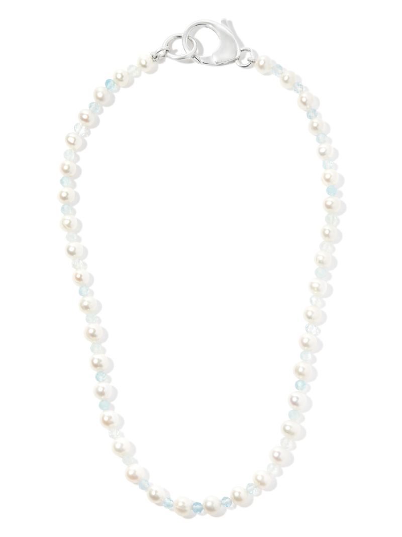 Sterling Silver Pearl Necklace
