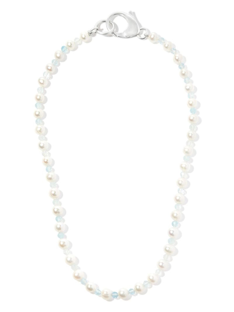 Sterling Silver Pearl Necklace