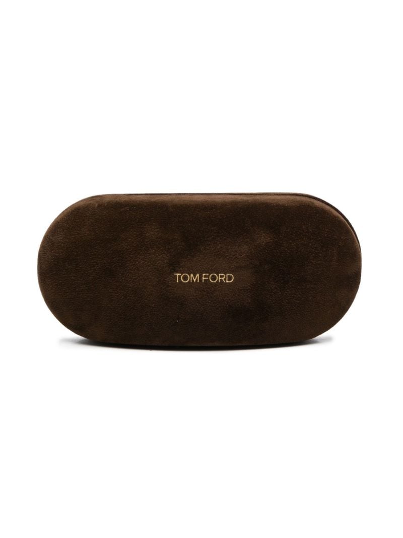 Brown Andres Rectangle Sunglasses