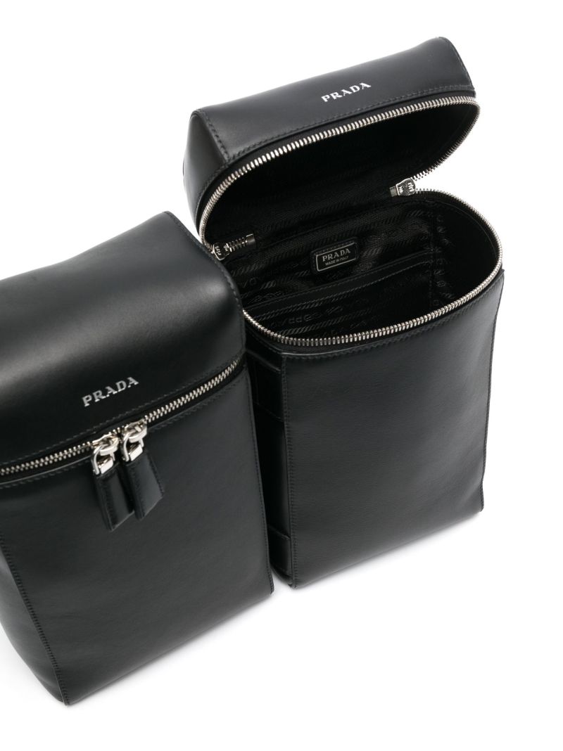 Black Leather Backpack
