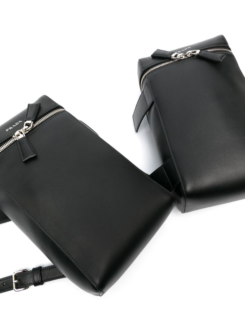 Black Leather Backpack