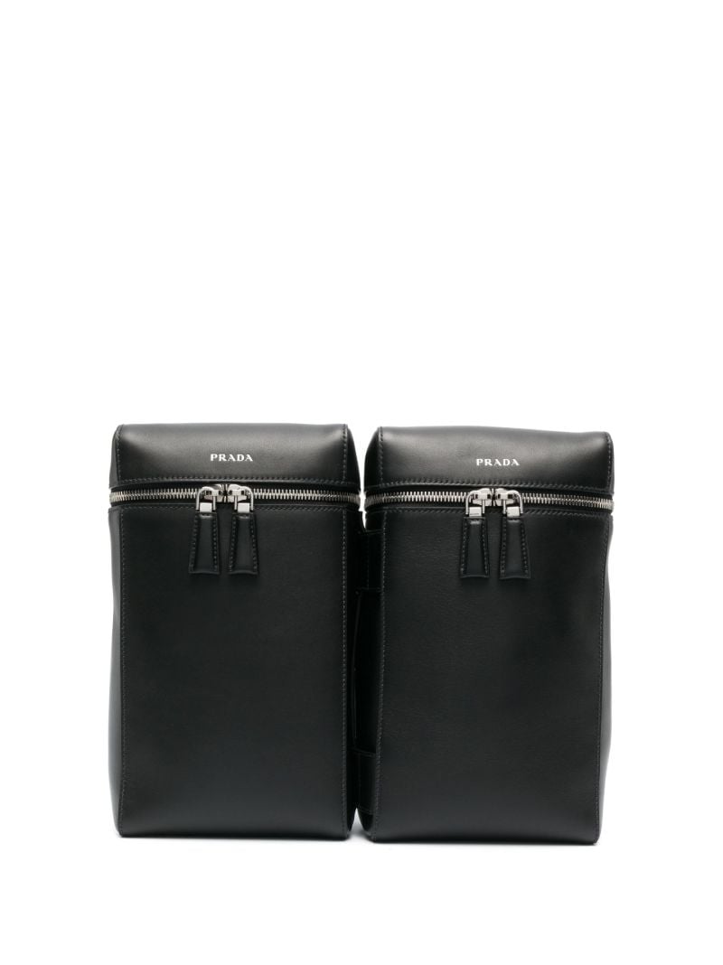 Black Leather Backpack